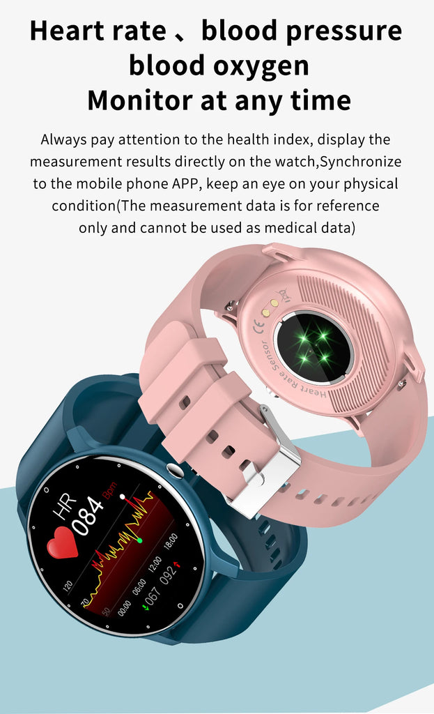 LIGE Waterproof Women Smart Band Watch Real-time Weather Forecast Men Watches Sports Ladies Smart Watch For Xiaomi Android IOS