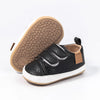 Classic Fashion Baby Casual Sneakers Vintage PU Leather 4 Colours Kids Baby Soft Rubber Sole Slip Resistant Infant Crib Shoes