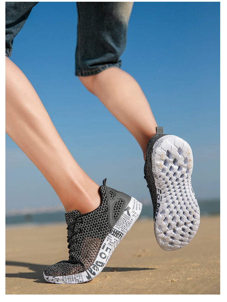 Hight Quality Summer Mens Casual Shoes Aqua Shoes Origin Air Mesh Sneakers Fashion Foam Sport Footwear Beach Shoes Water Shoes