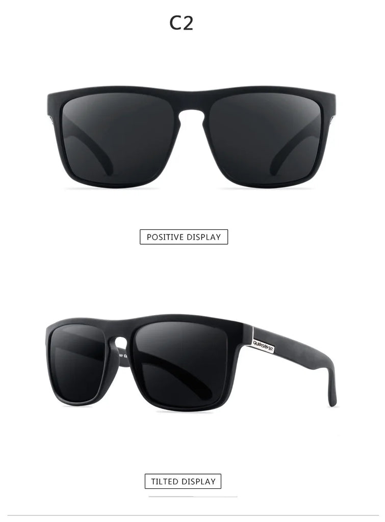 New Fashion Guy's Sun Glasses Polarized Sunglasses Men Classic Design Mirror Square Ladies Sun Glasses Women