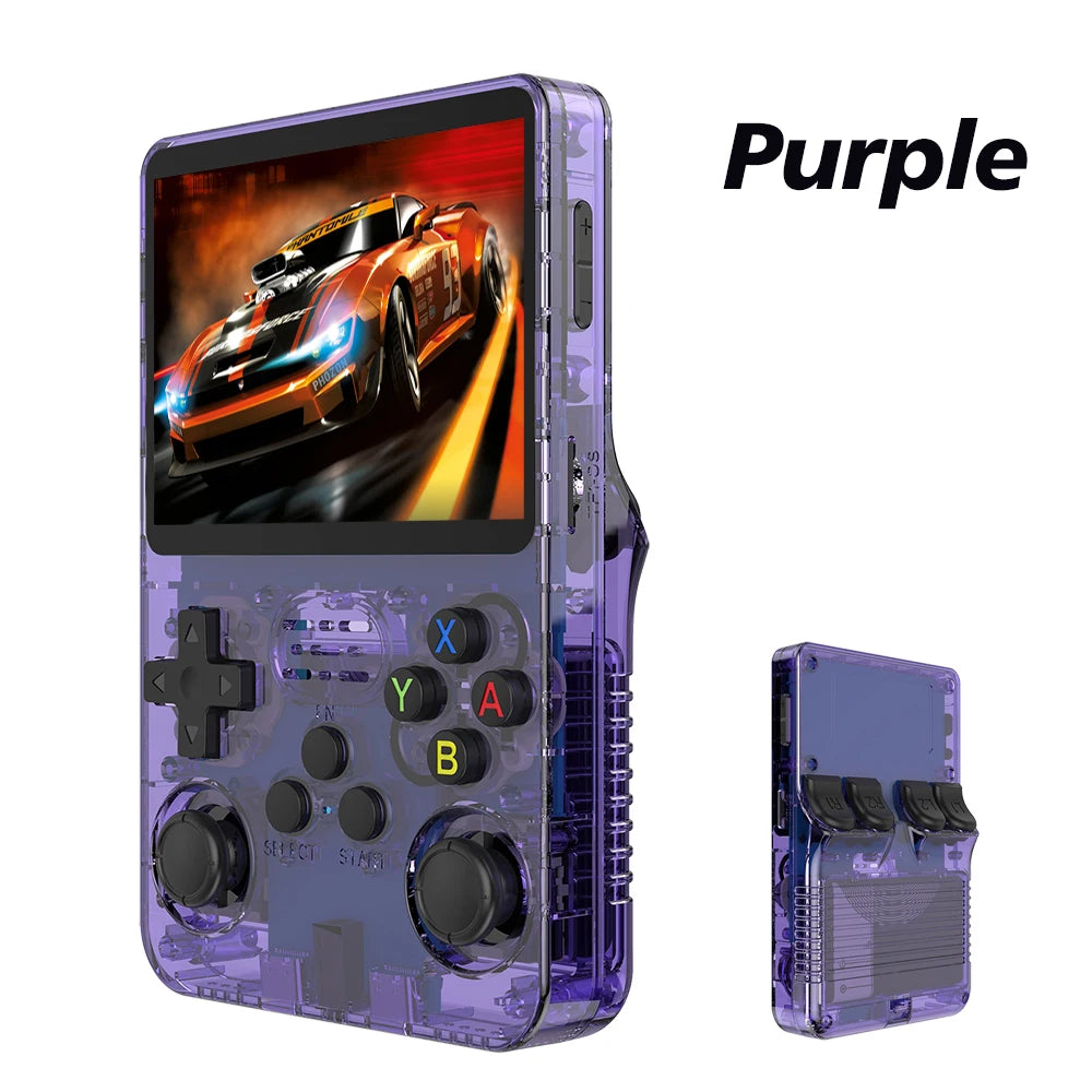 Open Source R36S Retro Handheld Video Game IPS Screen Portable Pocket Video Player R35S 64GB Games