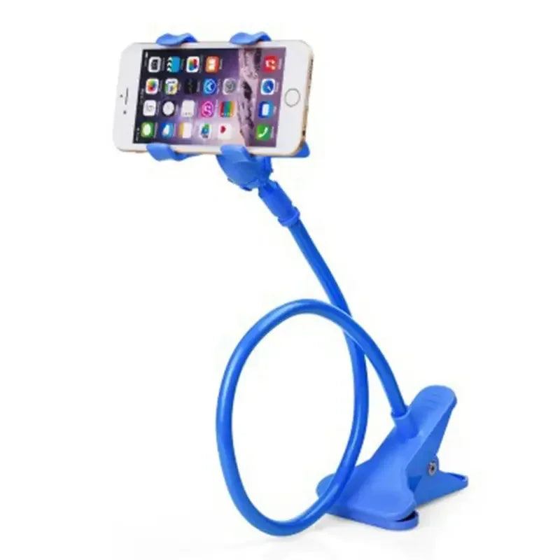 Universal Lazy Bracket Mobile Phone Holder Gooseneck Stand Stents Flexible Bed Desk Table Clip Bracket for Smartphone Holder