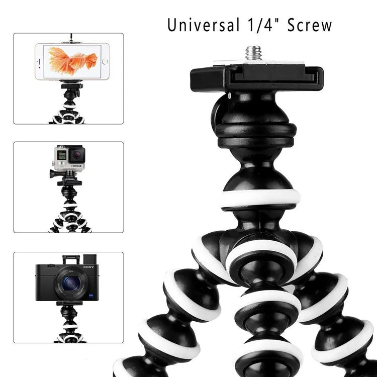 Tripods Tripod for Phone, Mobile Camera Holder Clip, Smartphone Monopod Stand, Octopus Mini Tripod Stativ