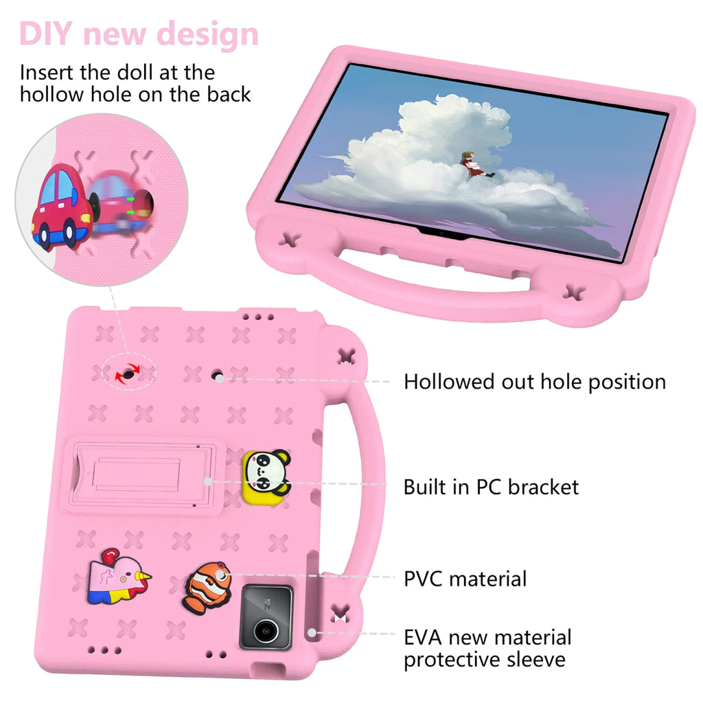 Kids Safe EVA Bear Case For Xiaomi Redmi Pad SE 11 Inch 2023 Handheld Shockproof Tablet  Cover For Redmi Pad SE 11" 2023 #R