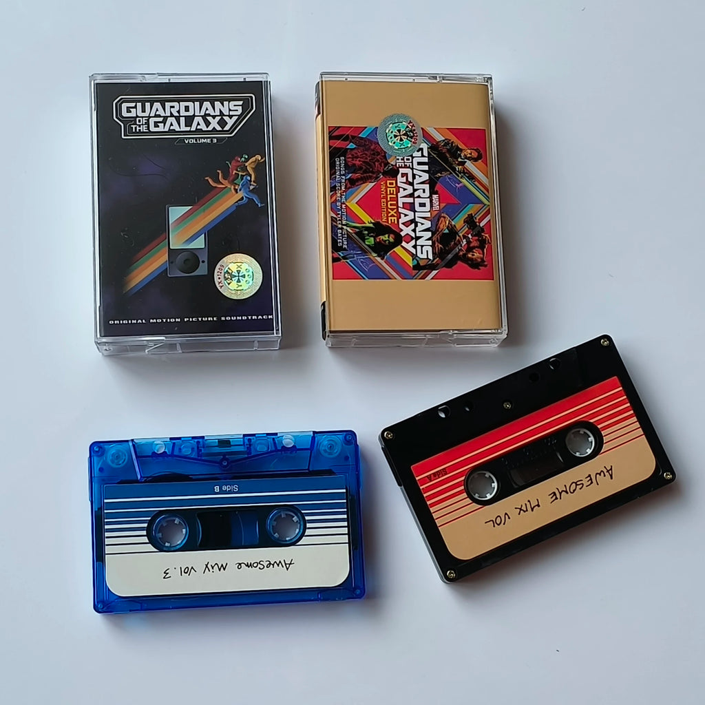 New Avengers Guardians of the Galaxy Tyler Bates Music Tape Star-Lord Groot OST Album Cassettes Cosplay Recorder Soundtracks Box