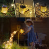 Solar Garden Lights Outdoor Hanging Solar Lantern Watering for Patio Yard Lawn Walkway Decorations Lights Retro LED Solar Lights