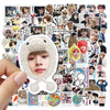 100pcs/bag Kpop Fans Sticker Skz Team Music Boy Band Decoration Suitcase Scrapbook Phone Laptop Stationery Stray Toy