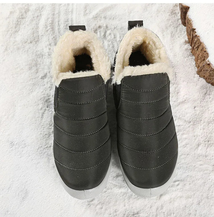 Warm Snow Men's Boots Soft Sneakers Winter Men's Fashion Men Shoes Unisex Ankle Boots Waterproof Men's Work Shoes Footwear