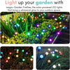 10 LED Solar Garden Lights Firefly Waterproof Solar Lights Outdoor for Yard Patio Pathway Christmas Decorations Solar Lamp