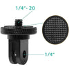 1/4 Inch Screw Tripod Adapter 360 Rotating Mount Holder For Go Pro 13 12 11 10 9 8 Insta360 One X2 X3 X4 DJI Camera Accessories