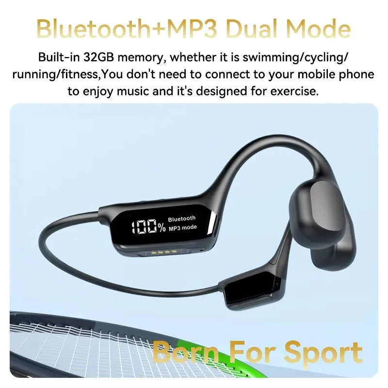 IPX8 Swimming Bluetooth Headphone with 32GB MP3 Sport Earbud