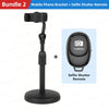 Multifunctional Mobile Phone Bracket Live Broadcast Stand Adjustable Height Telescopic Portable Callphone Holder for Smartphone