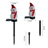 Christmas Decorations Light Solar Light Snowman Christmas Outdoor Solar Powered Stakes Lights For Corridor Patio Lawn Decoration