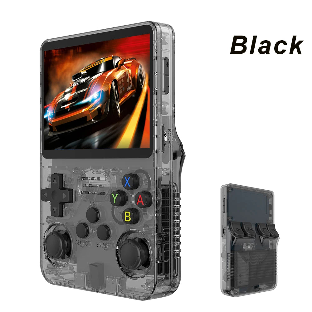 Video Game Console Linux System 3.5 Inch IPS Screen Portable Pocket Video Player R35S 64GB Games