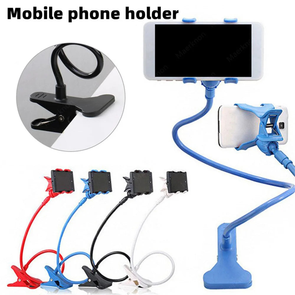 Universal Smartphone Holder Adjustable Lazy Mobile Phone Holder Flexible Arm Clip Bed Desktop Bracket Mount Stand For All Phone