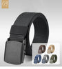 Automatic Buckle Nylon Belt, Fashionable MEN'S Canvas Outdoor Belt, Hunting and Hiking Tools, Hunting Clothing Accessories