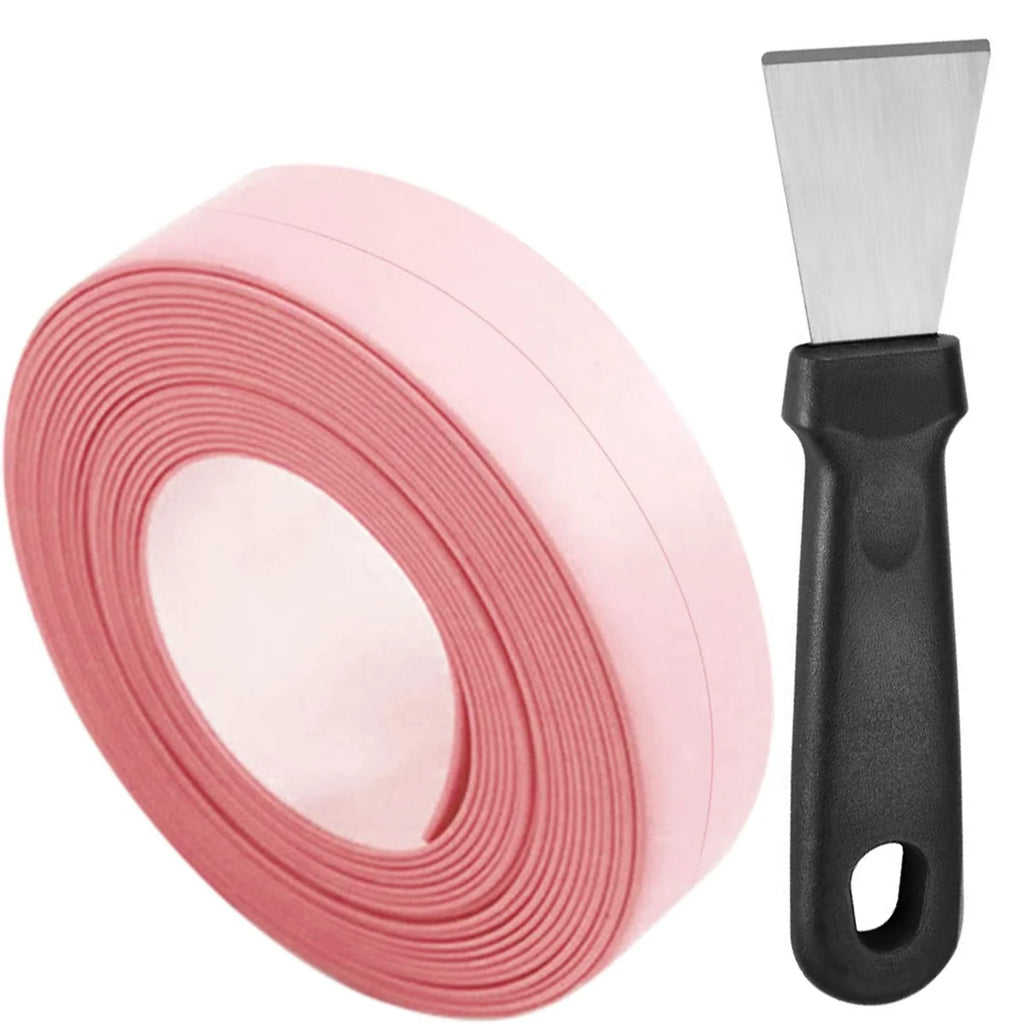 Caulk Tape Waterproof Self Adhesive, Bathtub Caulk Strip Sealant Tape Sealing Strip for Kitchen Countertop