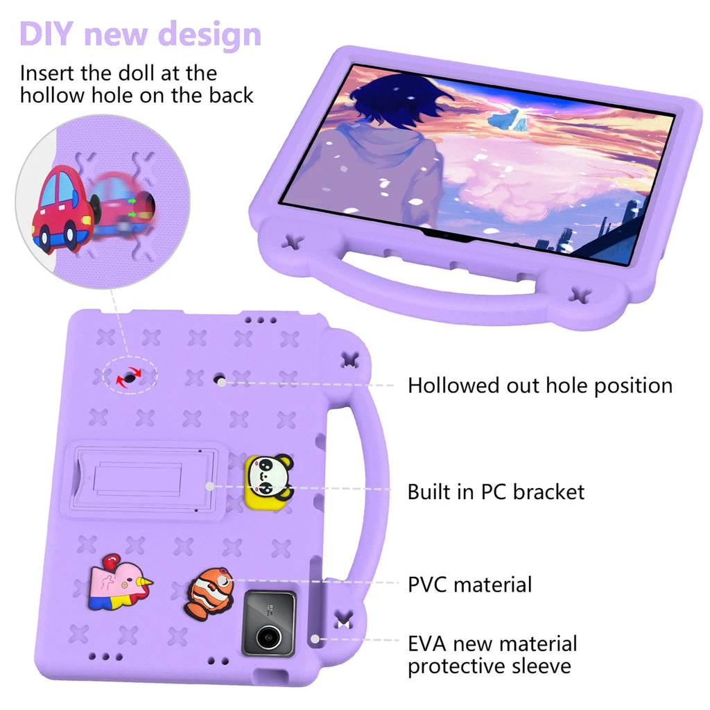 Kids Safe EVA Bear Case For Xiaomi Redmi Pad SE 11 Inch 2023 Handheld Shockproof Tablet  Cover For Redmi Pad SE 11" 2023 #R