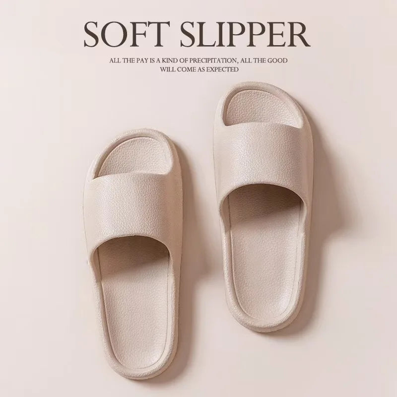 EVA Men Sandals Flip Flops Man Slippers Solid Color Simple Non-slip Soft Sole Comfortable Shower Slippers Outdoorf Couple Shoes