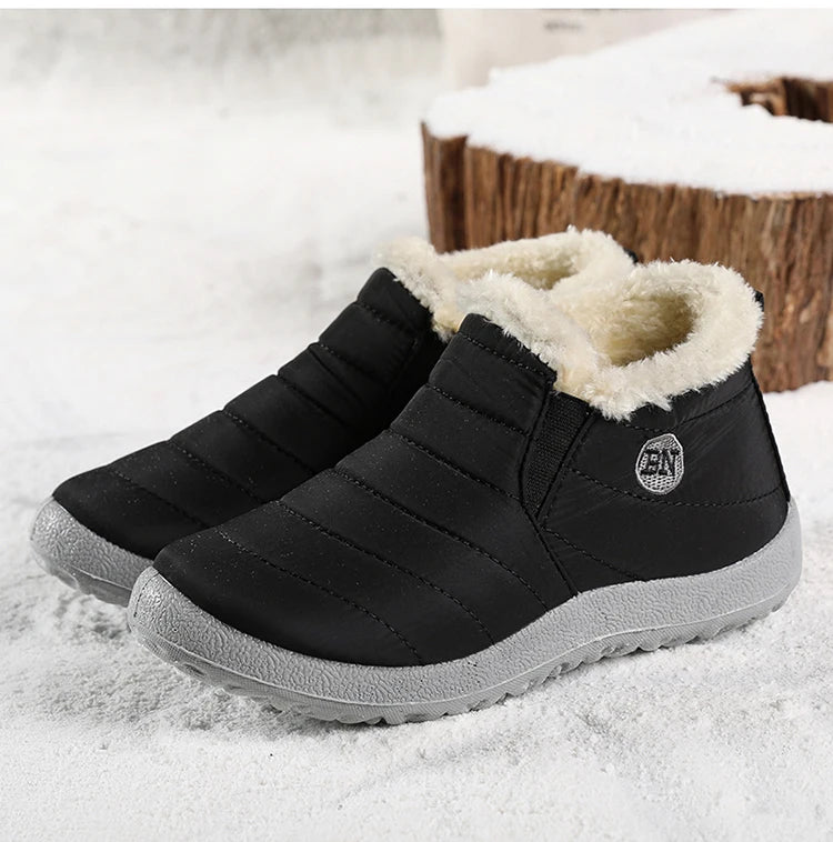 Warm Snow Men's Boots Soft Sneakers Winter Men's Fashion Men Shoes Unisex Ankle Boots Waterproof Men's Work Shoes Footwear