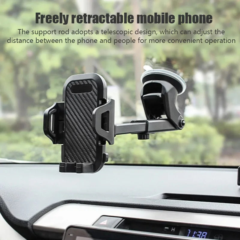 NEW Universal Sucker Car Phone Holder 360° Windshield Car Dashboard Mobile Cell Support Bracket for Smartphones