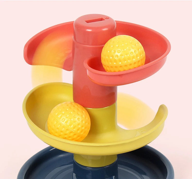 Montessori Toys Baby 0 12 24 36 Months Track Rolling Ball Push Pop Sliding Ball Early Education Toys Games Children Sensory Toy