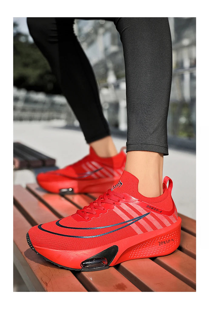 Air Cushion Men‘s Running Shoes Women Original Marathon Outdoor Jogging Mesh Breathable Sneakers Men Comfy Sports Training Shoes