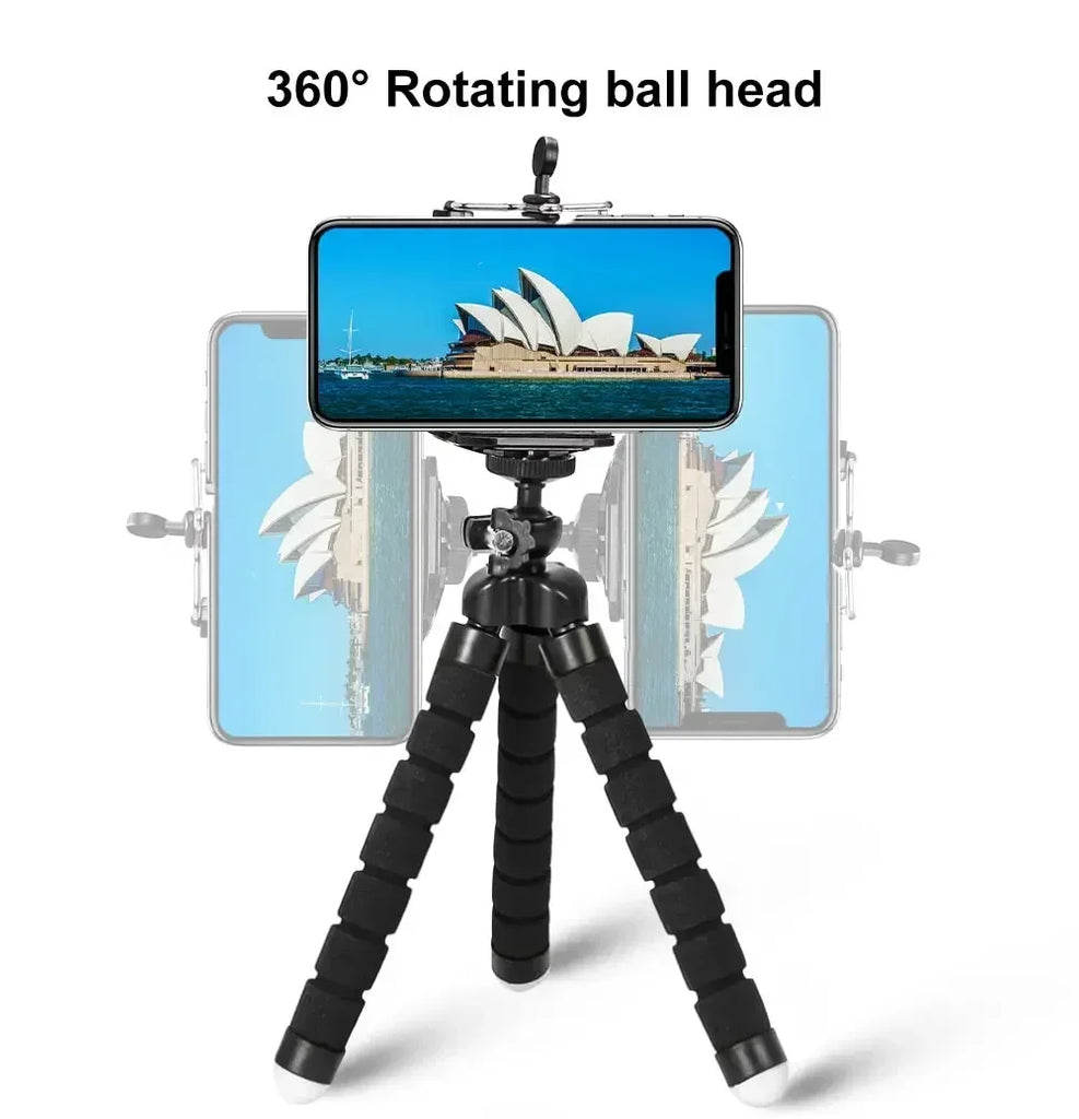 Sponge Tripod Octopus Stand Universal Mobile Phone Sponge Tripod Octopus Sponge Phone Accessories Mobile Phone Stand