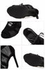 New Fashion Show Black Net Fabric Cross Strap Sexy High Heel Sandals Woman Shoes Pumps Lace-up Peep Toe Sandals Casual Mesh