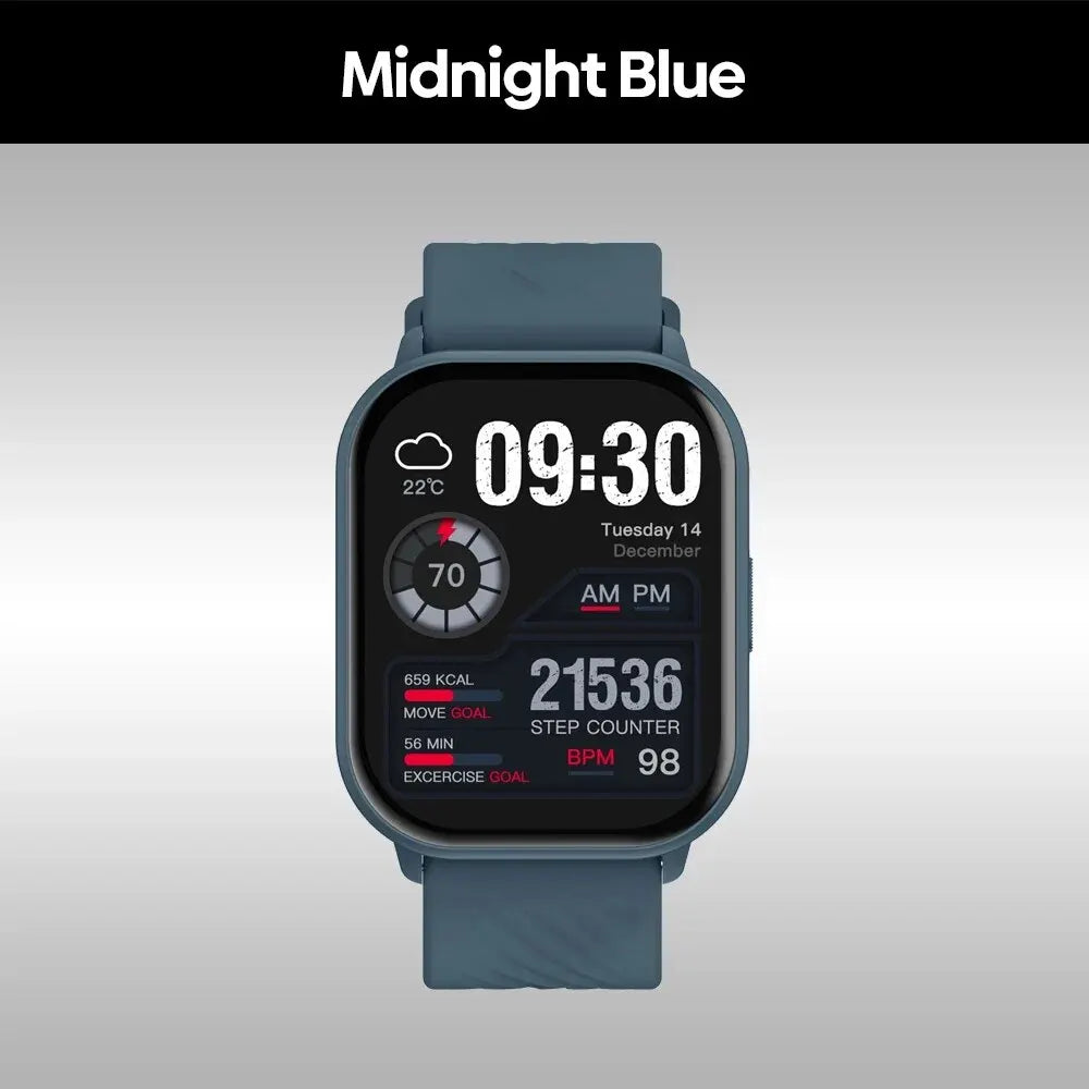 New Zeblaze GTS 3 Voice Calling Smart Watch Ultra-big 2.03'' HD Screen 24H Health Monitor 100+ Sport Modes 200+ Watch Faces