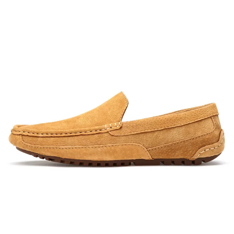 Suede Leather Men’s Loafers Luxury 2024 Casual Shoes for Men Boat Shoes Handmade Men Slipon Driving Shoes Male Moccasins Zapatos