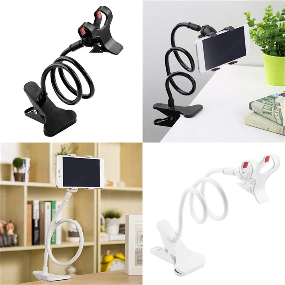 Universal Smartphone Holder Adjustable Lazy Mobile Phone Holder Flexible Arm Clip Bed Desktop Bracket Mount Stand For All Phone