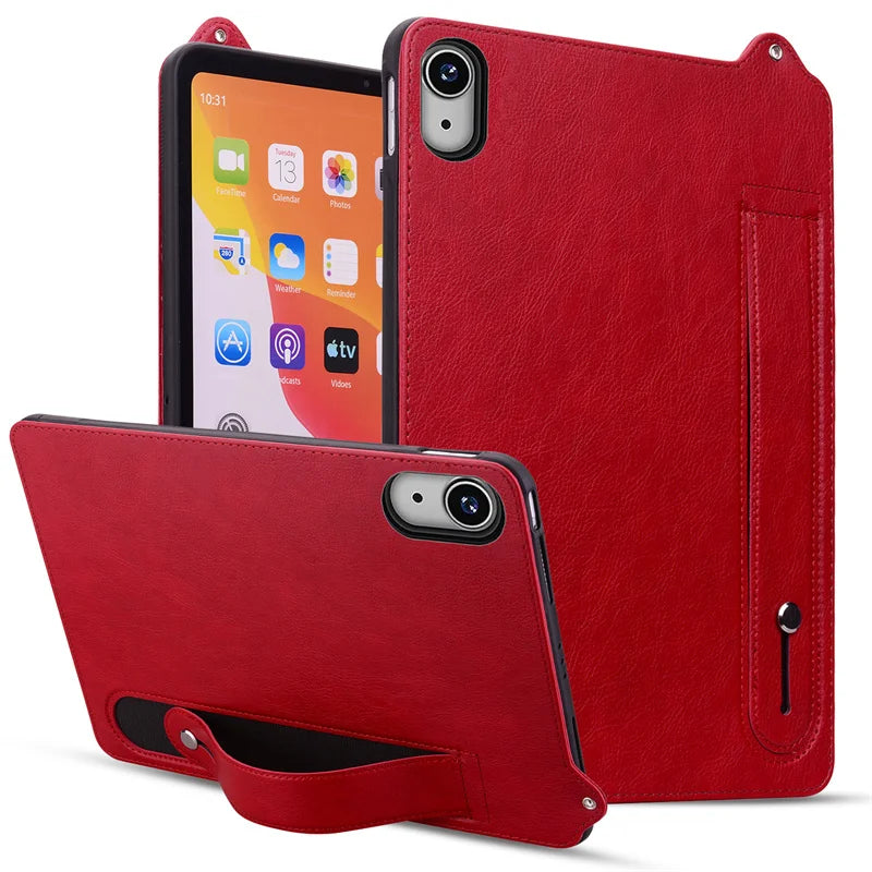 For Redmi Pad SE 8.7 Case PU Leather Soft TPU Stand Handheld Tablet Funda For Redmi Pad SE 8.7 inch 4G 2024 Case Cover Coque