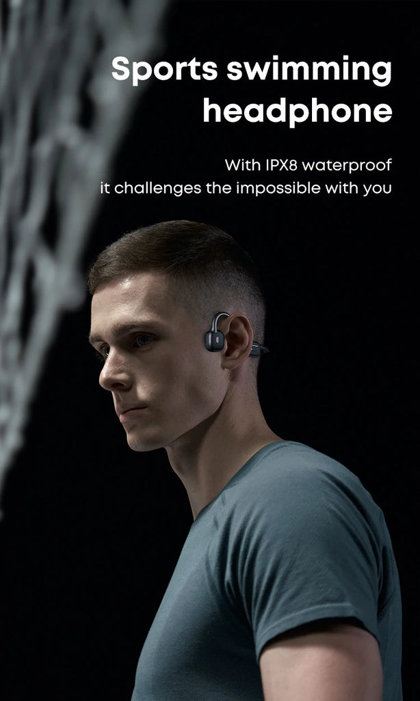 IPX8 Swimming Bluetooth Headphone with 32GB MP3 Sport Earbud