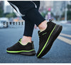 Men Running Walking Knit Shoes Fashion Casual Men Sneakers Breathable Sport Athletic Gym Lightweight Running Shoes