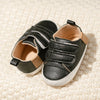 Classic Fashion Baby Casual Sneakers Vintage PU Leather 4 Colours Kids Baby Soft Rubber Sole Slip Resistant Infant Crib Shoes