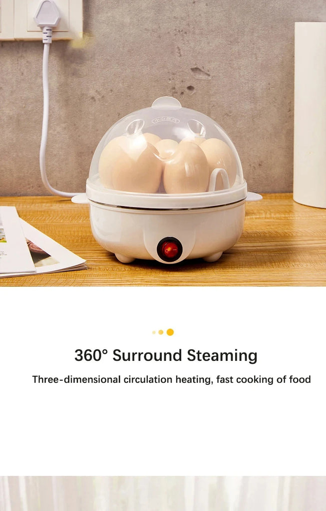 Multifunction Electric Egg Cooker Double Layers Egg Boiler Corn Milk Rapid Breakfast Cooking Egg Steamer Appliances Kitchen - Al