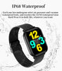 LIGE 2024 New Smart Watch Ladies Full Touch Screen Sports Fitness Watch IP67 Waterproof Bluetooth For Android IOS Smartwatch Men