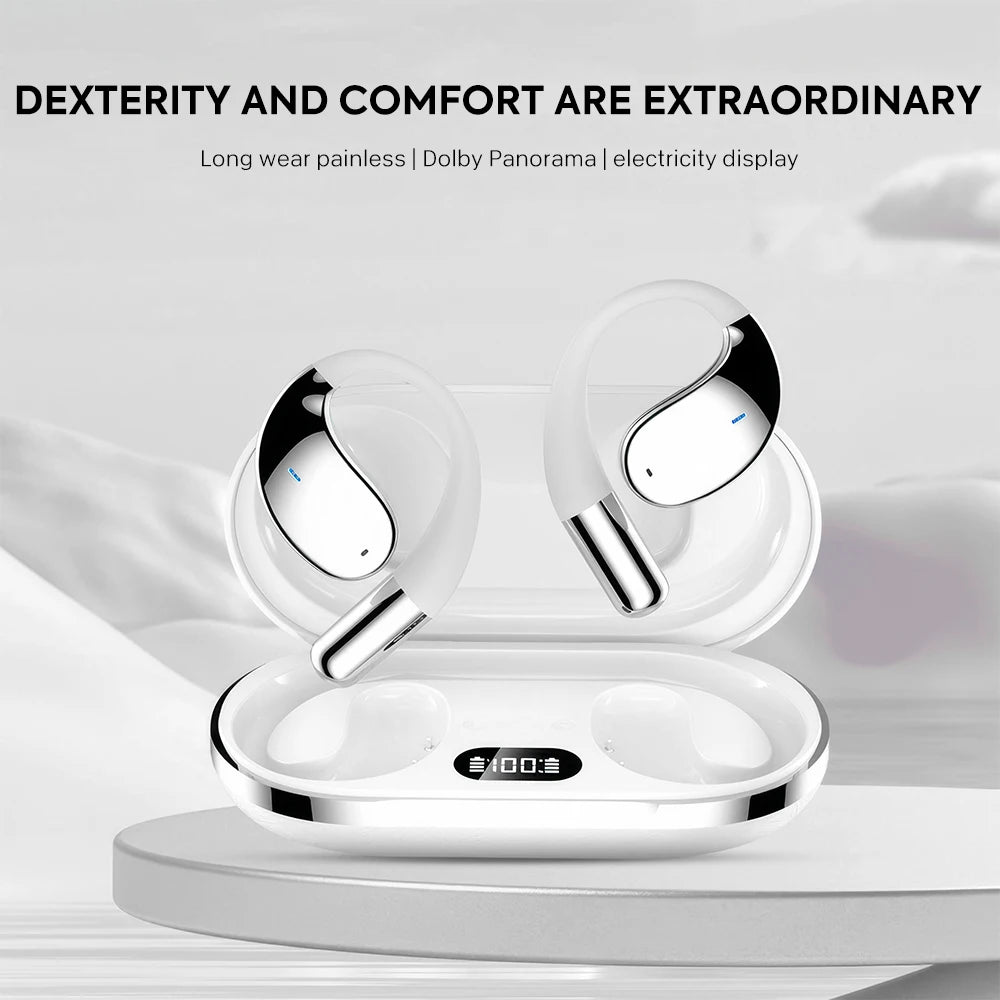 OWS Open Ear Earbuds HIFI Heavy Bass Ultra-long-time Sports Earbuds TWS