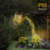 Solar Garden Lights Outdoor Hanging Solar Lantern Watering for Patio Yard Lawn Walkway Decorations Lights Retro LED Solar Lights