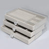 1 Piece of High-capacity Three-layer Flannel Jewelry Box Drawer Jewelry Box Storage Earrings Necklace Ring