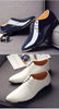 2024 New Men’s Patent Leather Shoes  British Style Men's Dress Shoes Lace Up Pointed Toe Wedding Business Party Social Shoe Male