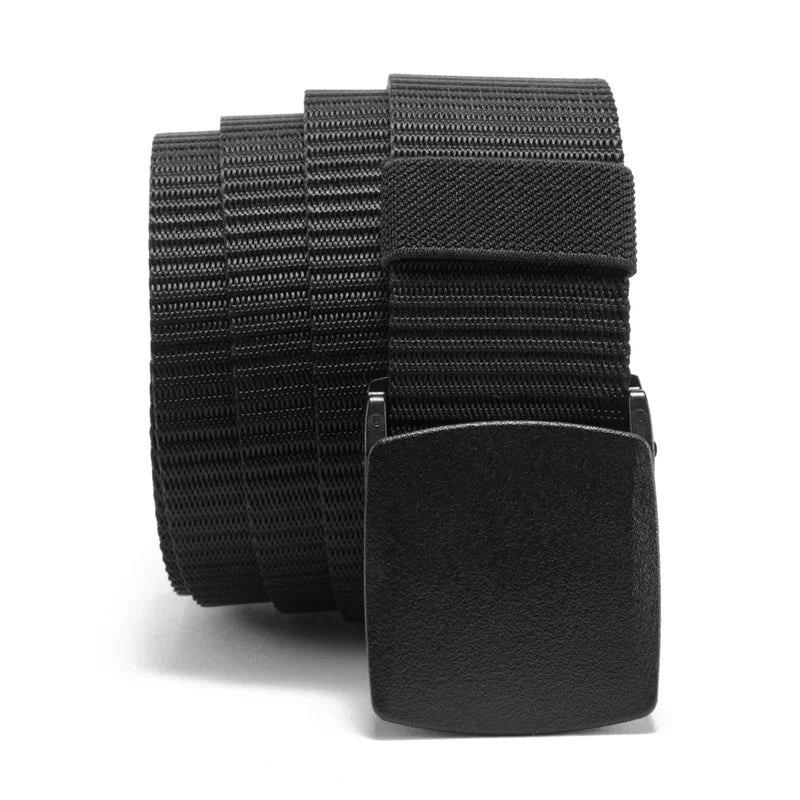 Automatic Buckle Nylon Belt, Fashionable MEN'S Canvas Outdoor Belt, Hunting and Hiking Tools, Hunting Clothing Accessories