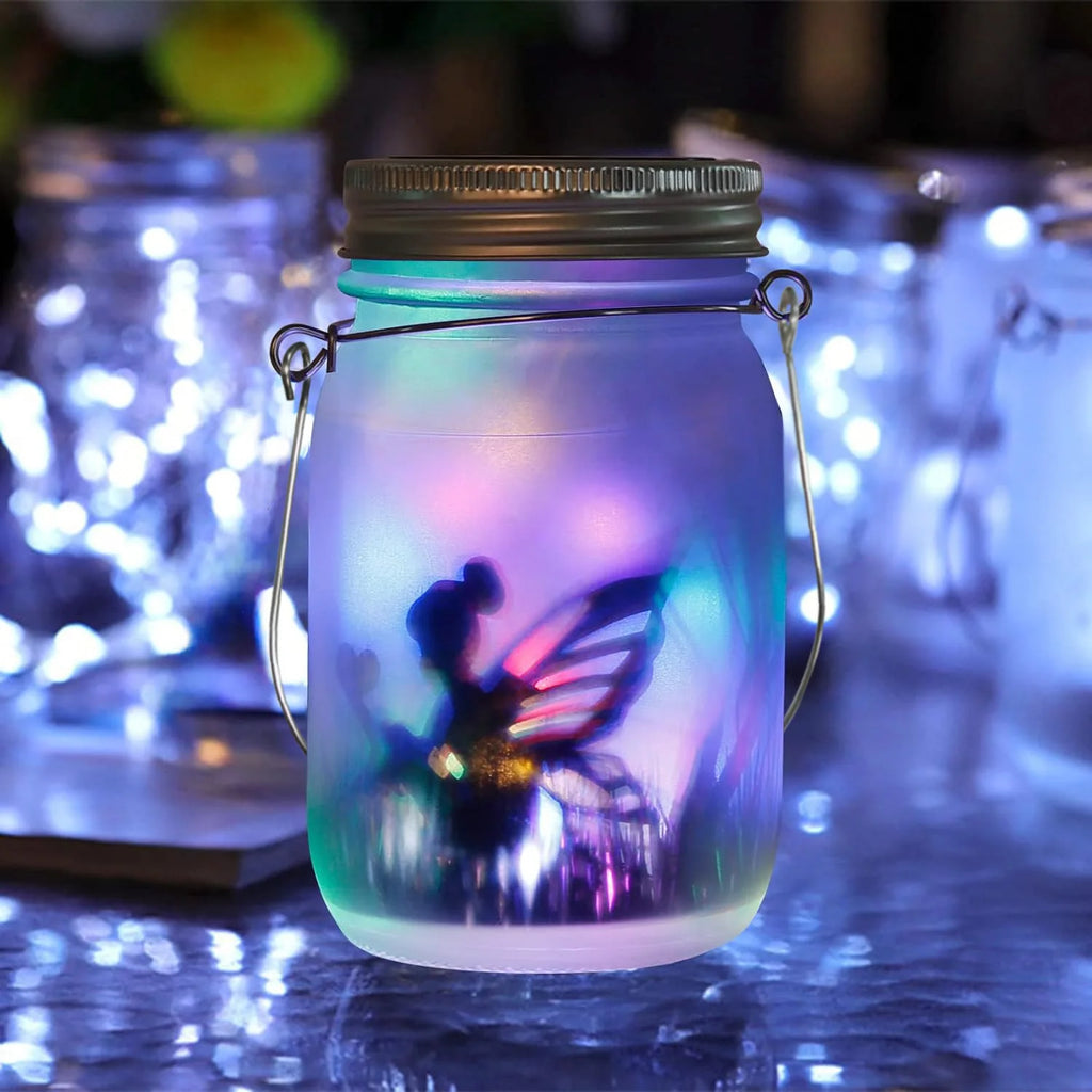 Solar Mason Jar Light Solar Lantern Fairy Lights Waterproof IP65 Hanging Standing Solar Lamp Garden Ornament For Patio Lawn