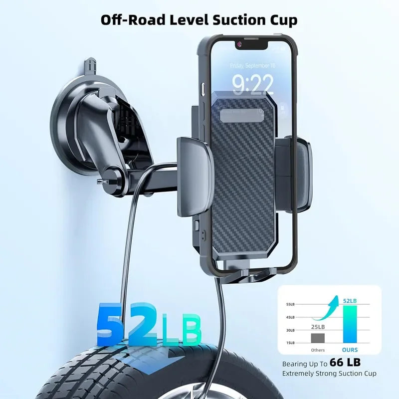 NEW Universal Sucker Car Phone Holder 360° Windshield Car Dashboard Mobile Cell Support Bracket for Smartphones