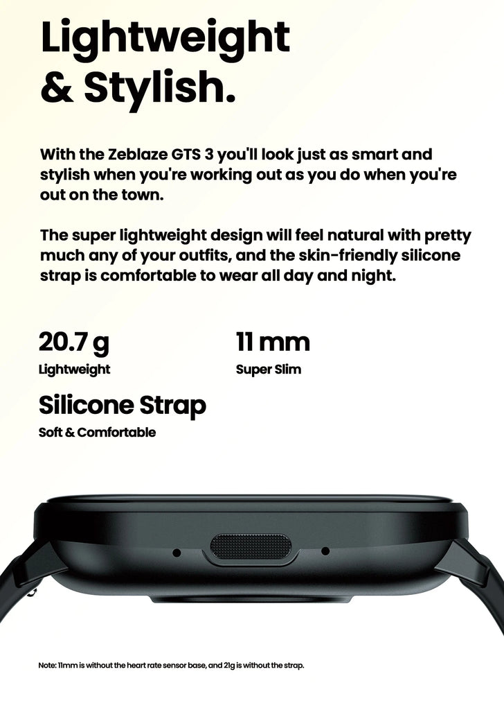 New Zeblaze GTS 3 Voice Calling Smart Watch Ultra-big 2.03'' HD Screen 24H Health Monitor 100+ Sports Modes 200+ Watch Faces