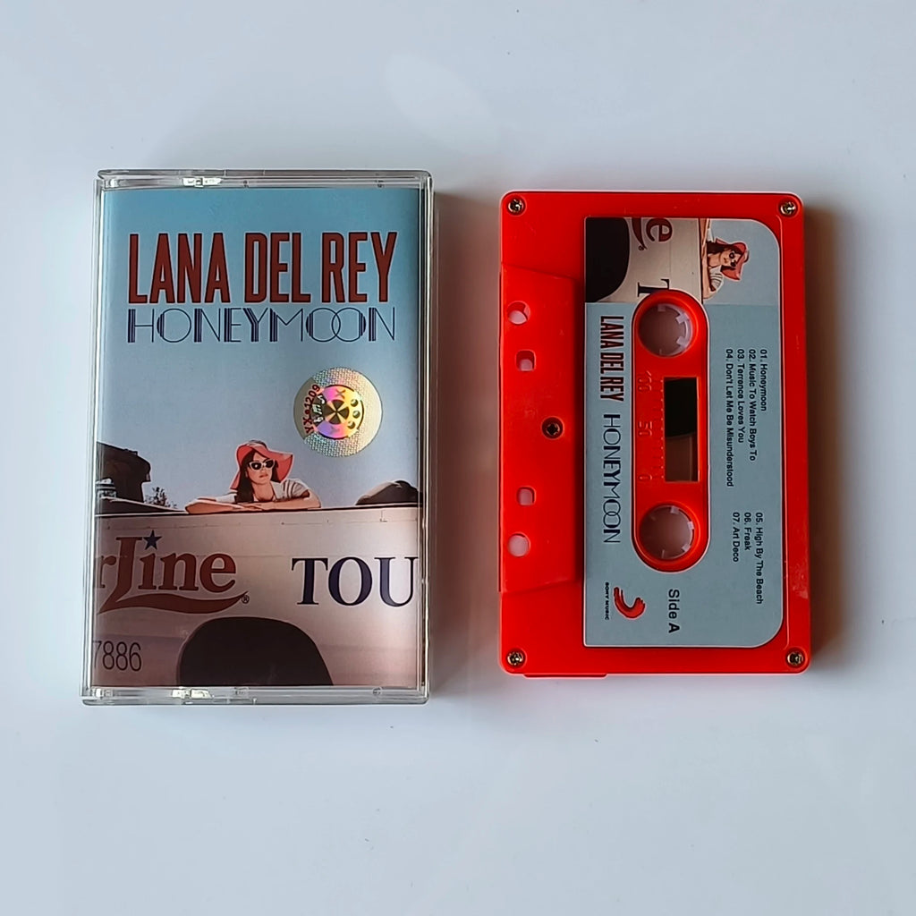 Lana Del Rey Music Tape Honeymoon 7 Styles Album Born to Die Cassettes Cosplay Soundtracks Box Walkman Car Recorder Collection