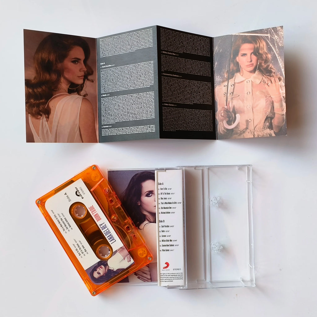 Lana Del Rey Music Tape Honeymoon 7 Styles Album Born to Die Cassettes Cosplay Soundtracks Box Walkman Car Recorder Collection