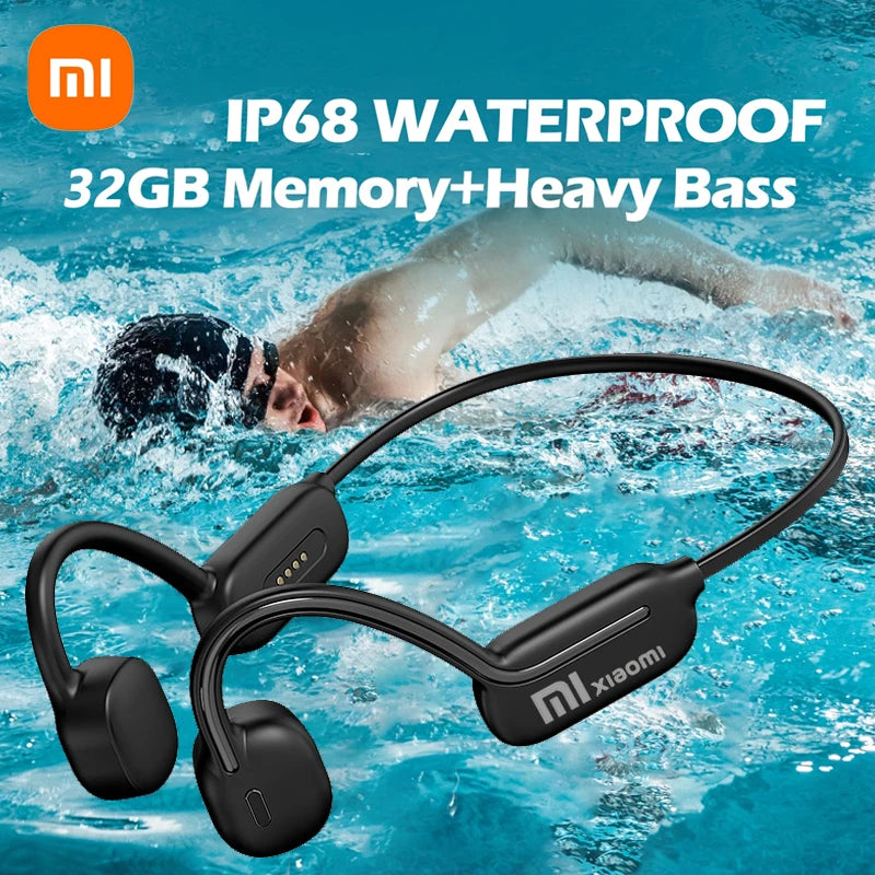 IPX8 Swimming Bluetooth Headphone with 32GB MP3 Sport Earbud