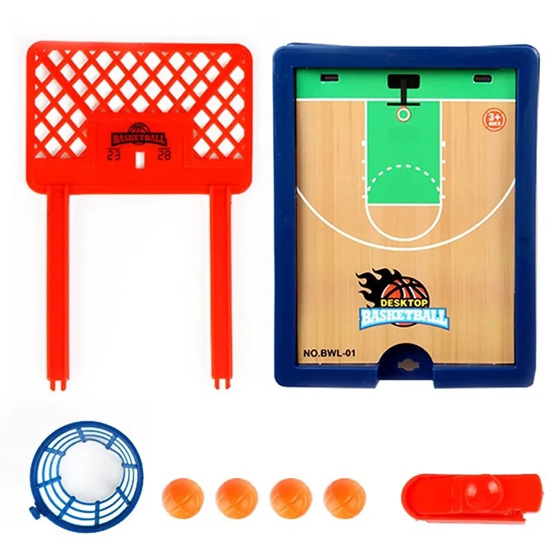 Desktop Board Game Basketball Hoop Finger Shooting Set Mini Machine Party Table Interactive Sport 2 Players Games Ball Toys